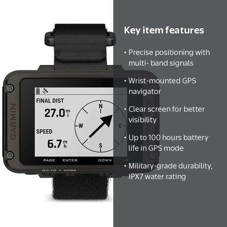 Garmin Foretrex 801, Wrist-Mounted GPS Navigator with REACH and Garmin Foretrex 801, Wrist-Mounted GPS Navigator with REACH and