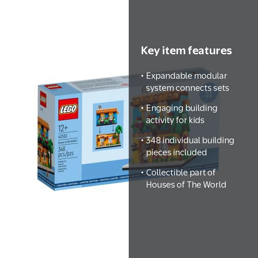 LEGO, Houses of The World 1 Building Set, 348 Pieces, Multicolor