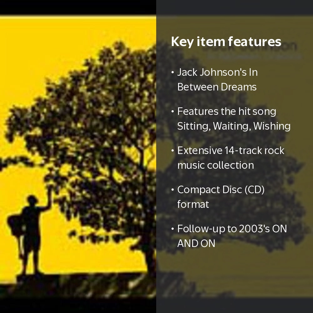 Umvd Labels, Music CD, In Between Dreams, Jack Johnson, 14 tracks