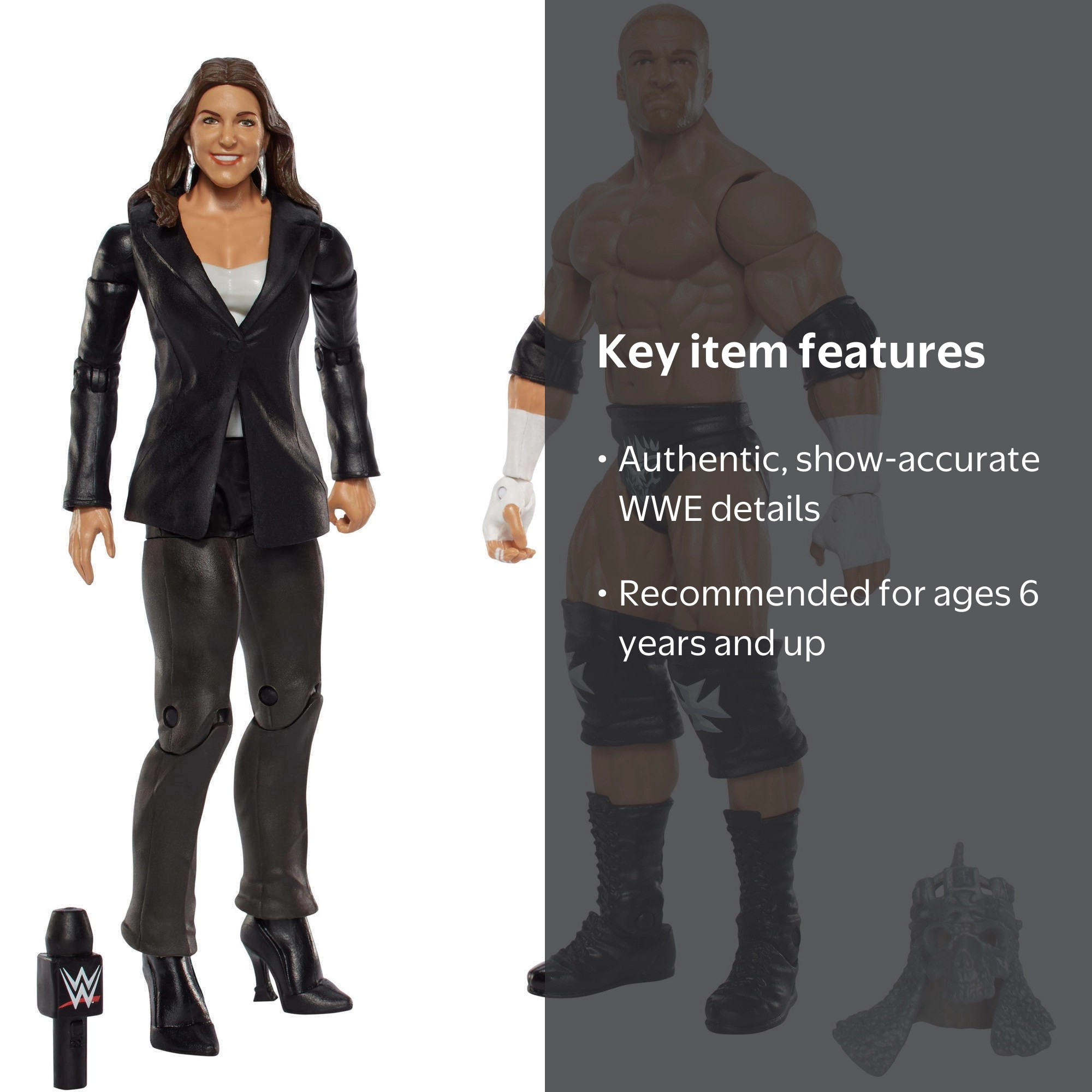 WWE Triple H and Stephanie Mcmahon Figure (2 Pack) - Walmart.com