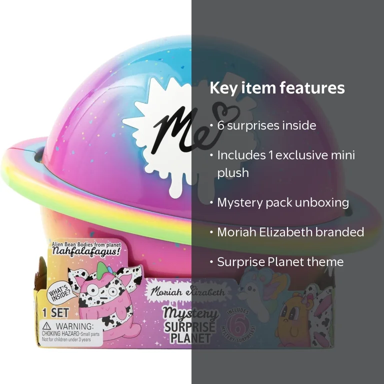 Moriah Elizabeth Surprise Planet Mystery Pack, 6 Surprises Inside