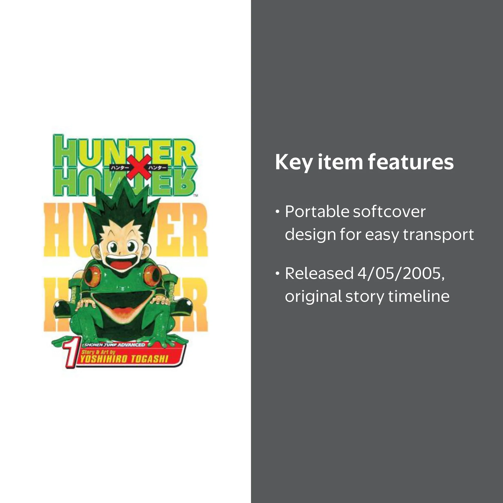 Hunter X Hunter, Vol. 1 (Paperback) - Walmart.com
