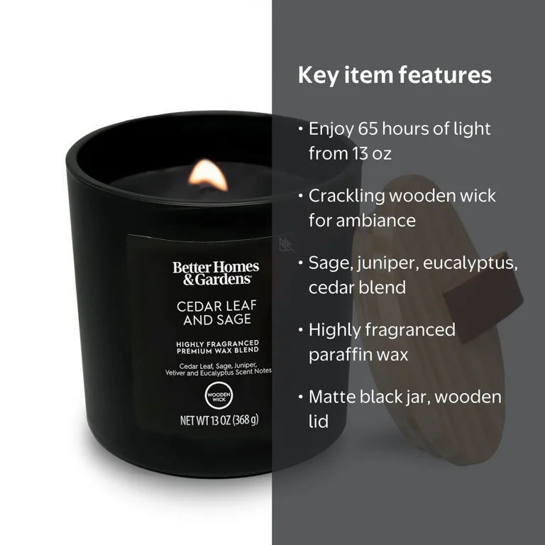 better homes and gardens tobacco leaf candle Our BHG Candles Are on Sale for Black Friday at Walmart this candle features a printed frosted glass design with a 2 Better Homes & Gardens Fine