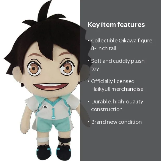 Anime Plush Doll - Haikyu!! - Oikawa 8'' High Quality Licensed