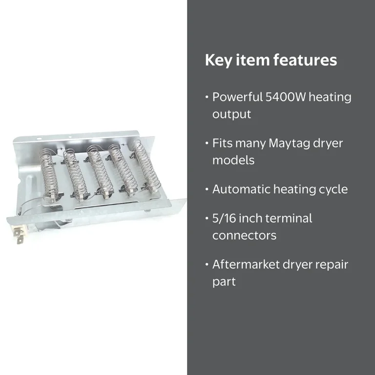 Maytag Dryer Heating Element 279838 - KIT PARTS APPLIANCE Replace