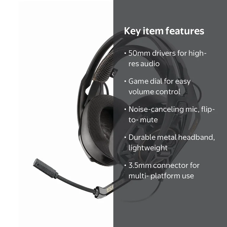 RIG, Gaming Headset, HS for PlayStation, 50mm Drivers - Walmart.com