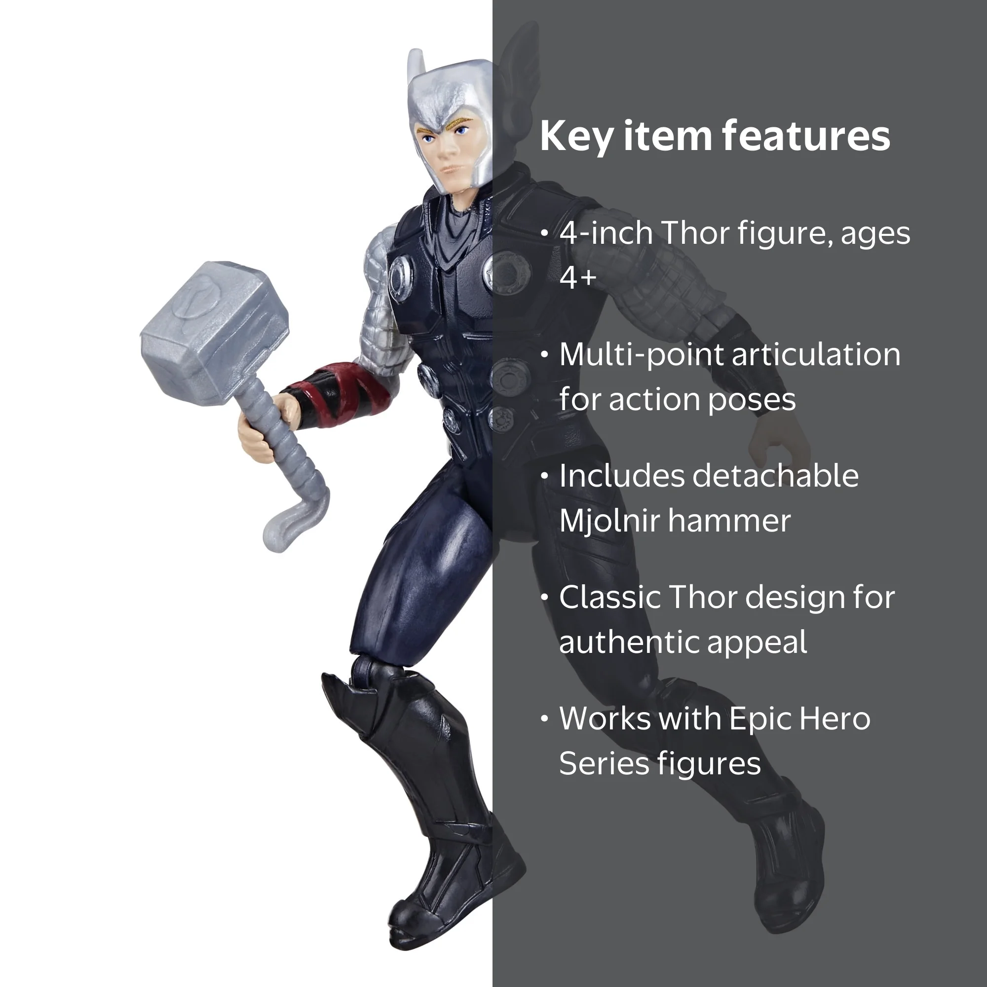 Xingsky Figurine Thor 30 Cm – Avengers Titan Hero – Jouet Réaliste Dès 3 Ans