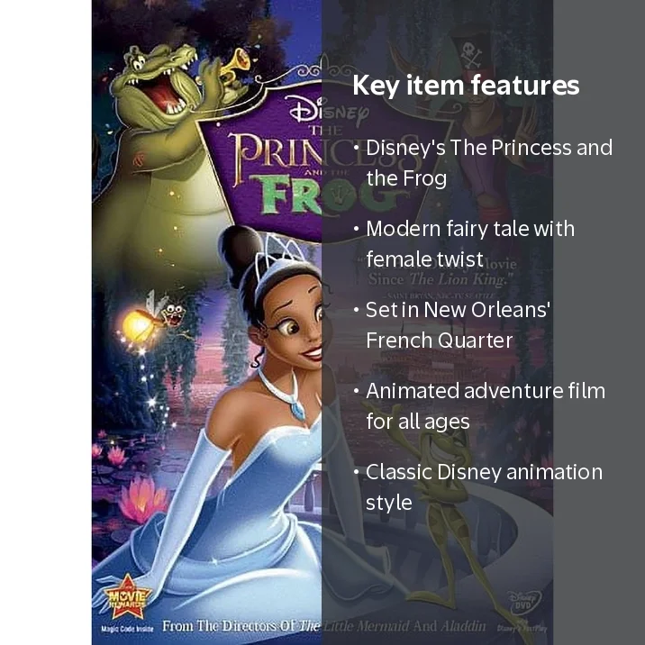 Disney Original Movie: The Princess and the Frog - Kids & Family