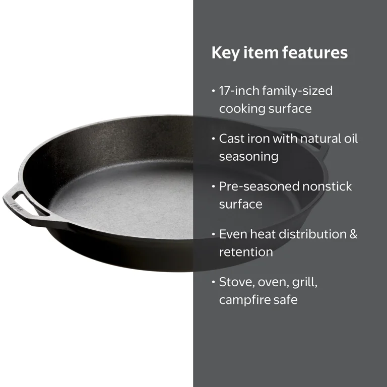 Lodge, Cast Iron Skillet, 17