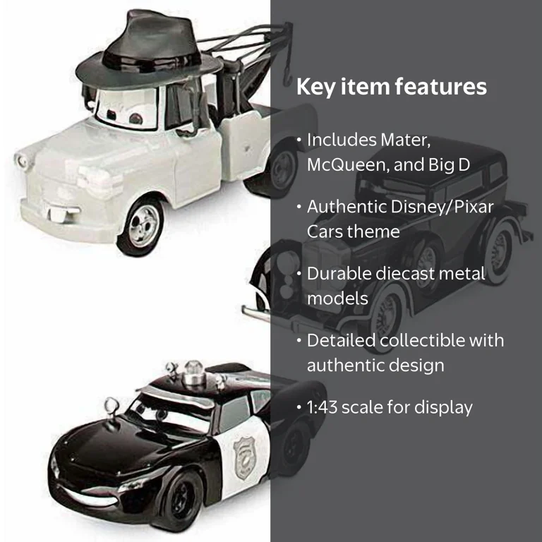 Disney / Pixar Cars 1:43 Multi-Packs Mater Private Eye Diecast Car