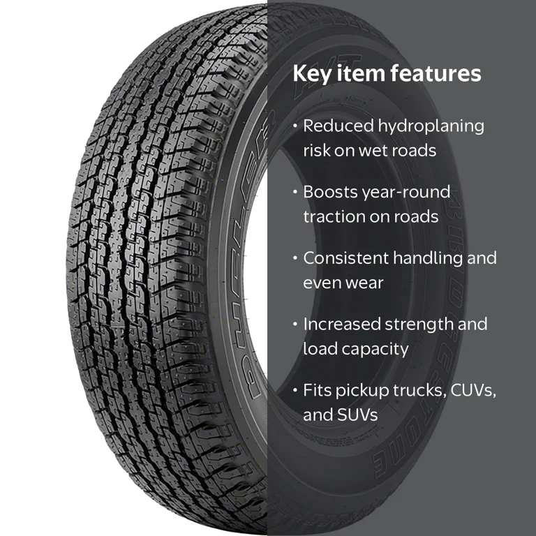 Bridgestone, Light Truck Tire, All Season, 265/60R18 109H