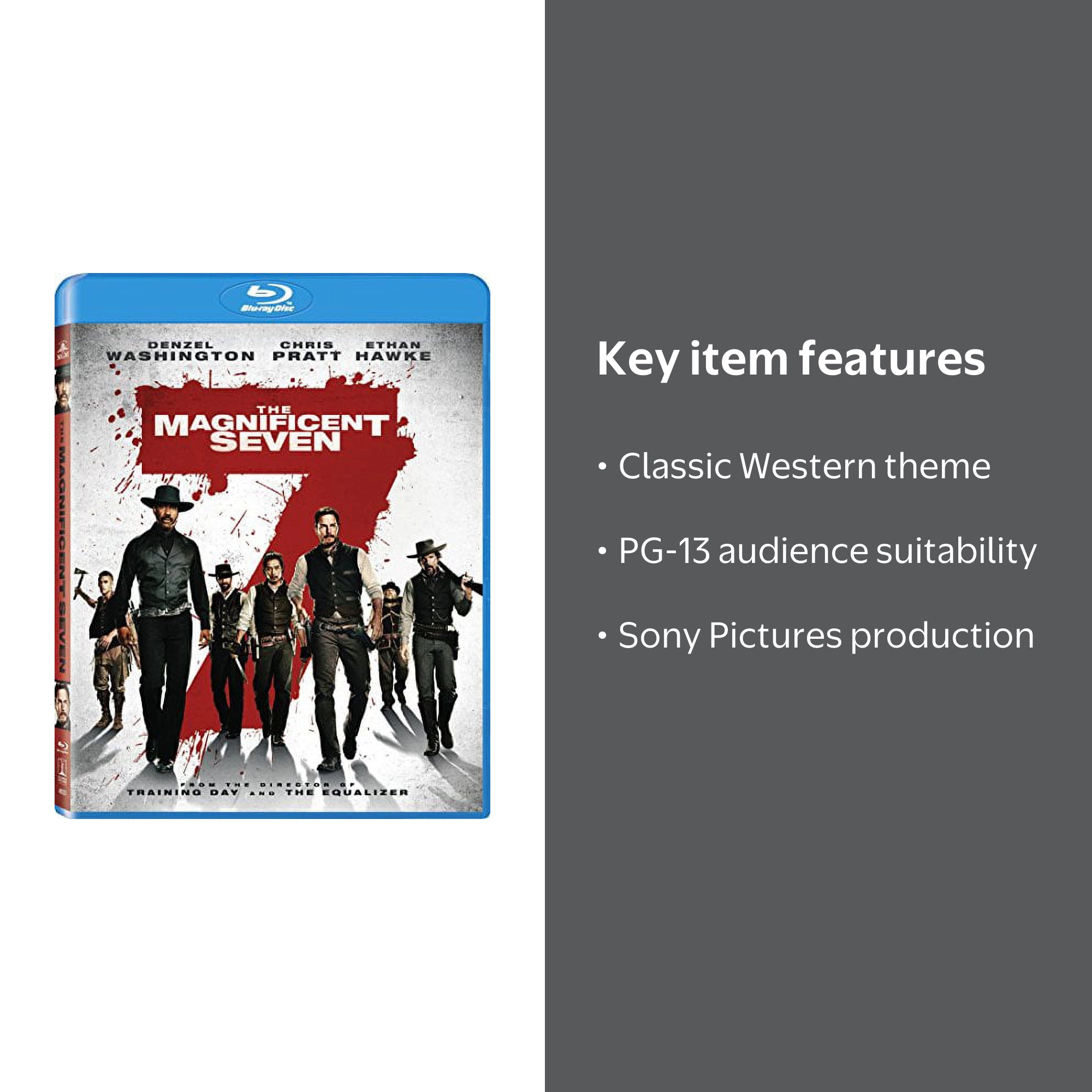 Sony Pictures Entertainment, The Magnificent Seven, PG-13, Western
