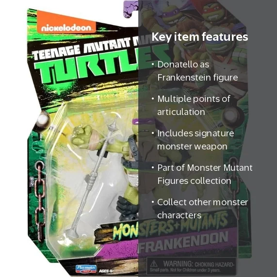 Teenage Mutant Ninja Turtles Monsters + Mutants Frankendon Action
