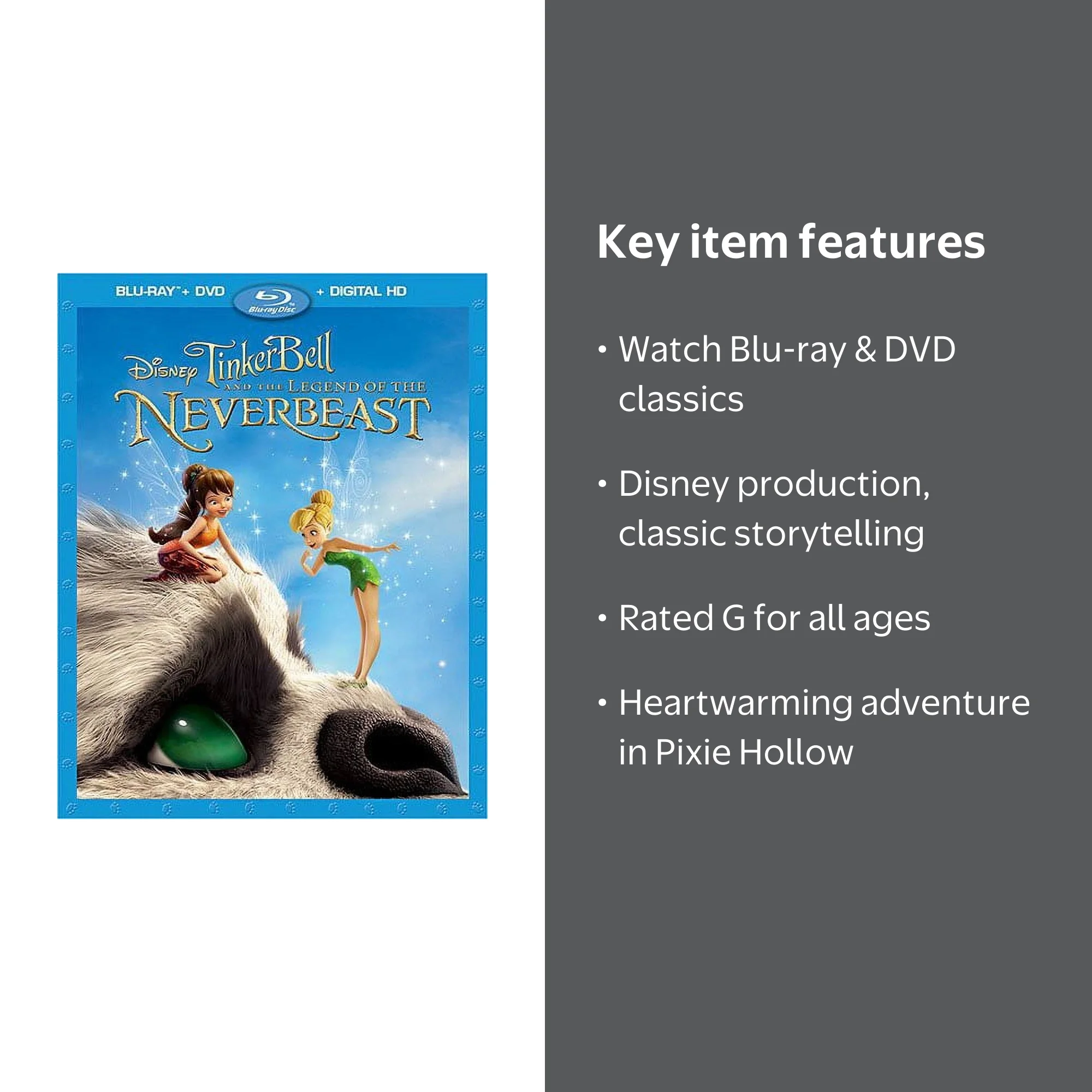 Tinker Bell and the Legend of the NeverBeast (Blu-ray + DVD