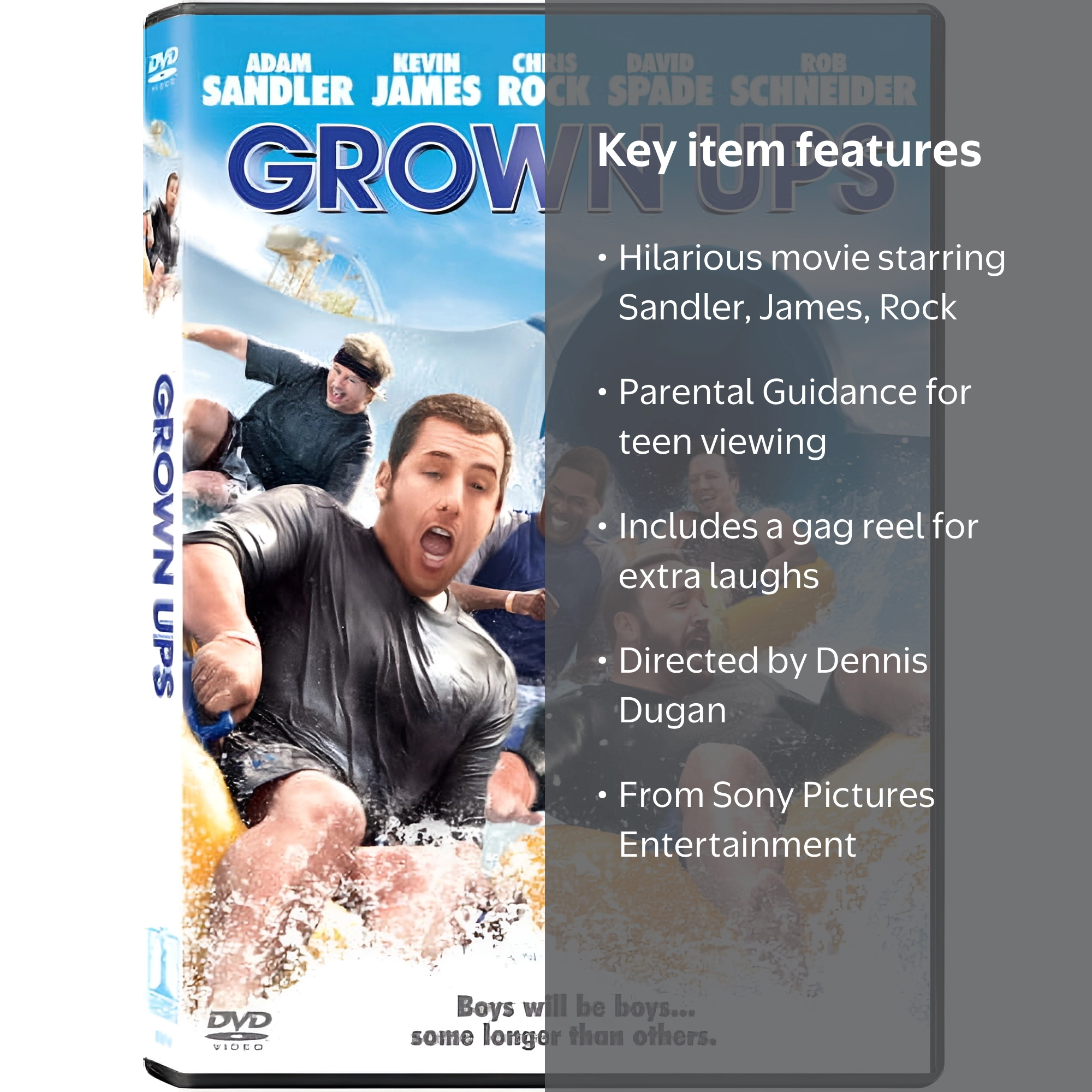 Sony Pictures Grown Ups (DVD), Comedy, Starring Adam Sandler