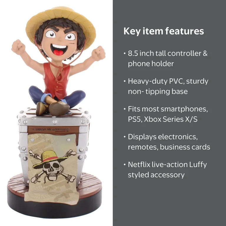 One Piece: Luffy Game Character Cable Guys Controller & Phone