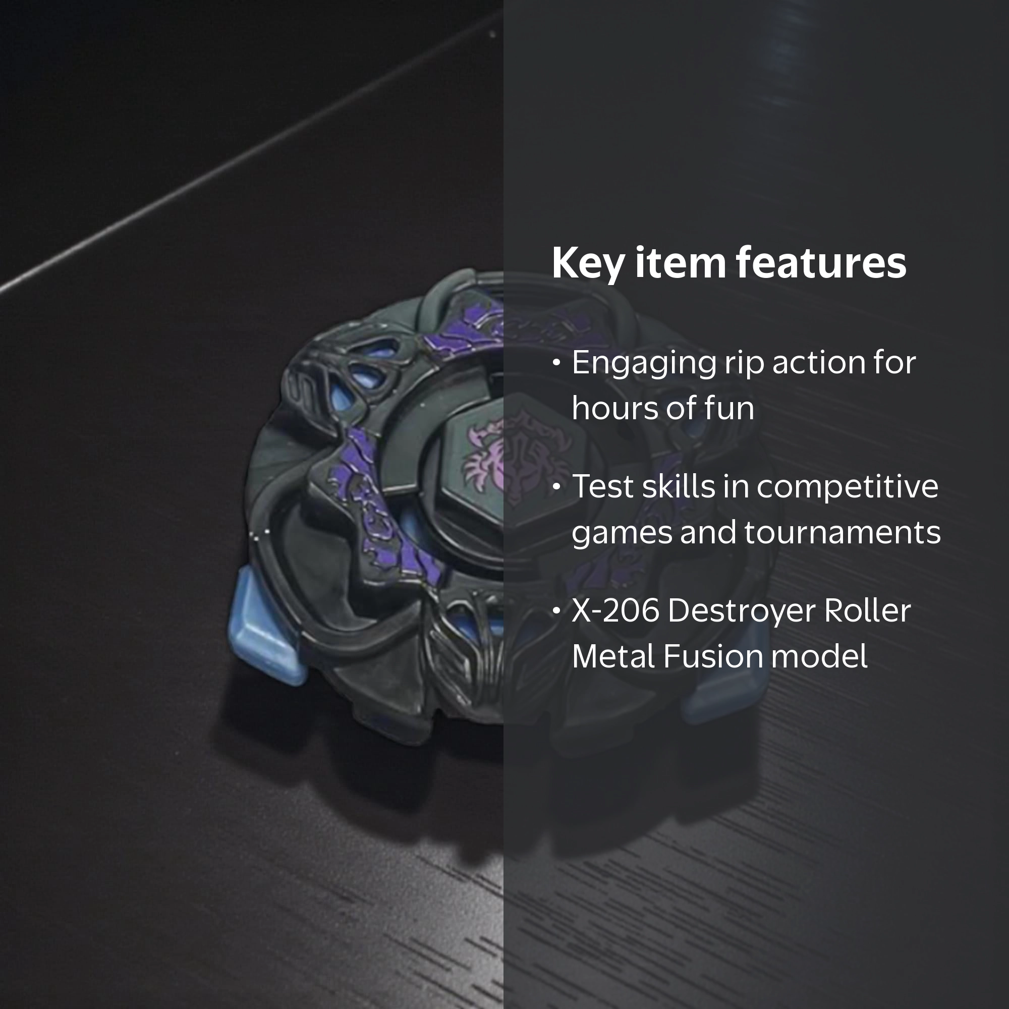 Beyblade Metal Fusion Stealth Battlers Wave 3 X-206 Destroyer