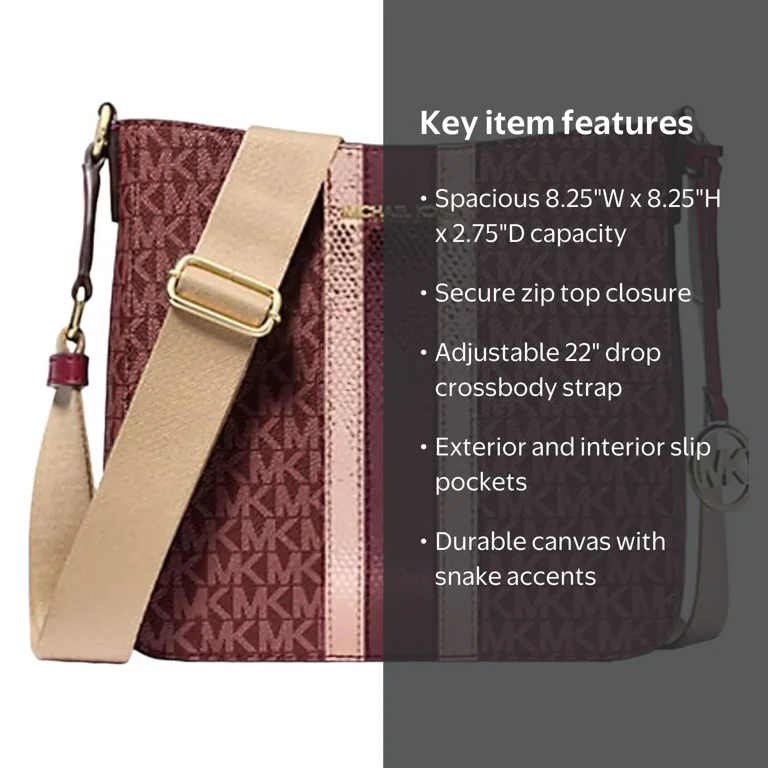 best crossbody bag for travel jet set Go Nylon Phone Purse Adjust the slender shoulder strap to your desired fit Michael Kors Jet Set Medium