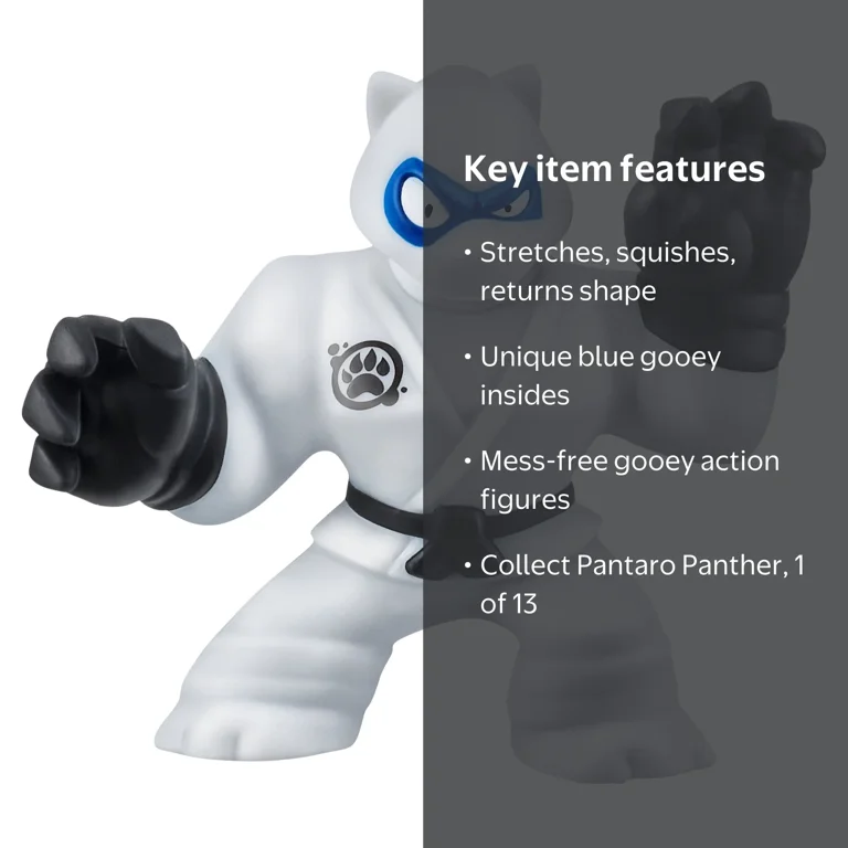Heroes of Goo Jit Zu Action Figure 1-Pack, Pantaro the Panther