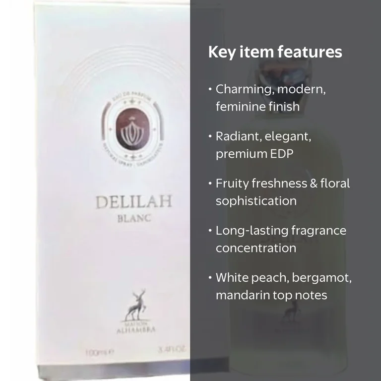 Maison Alhambra, Ladies Delilah Blanc EDP Spray, 3.4 fl oz