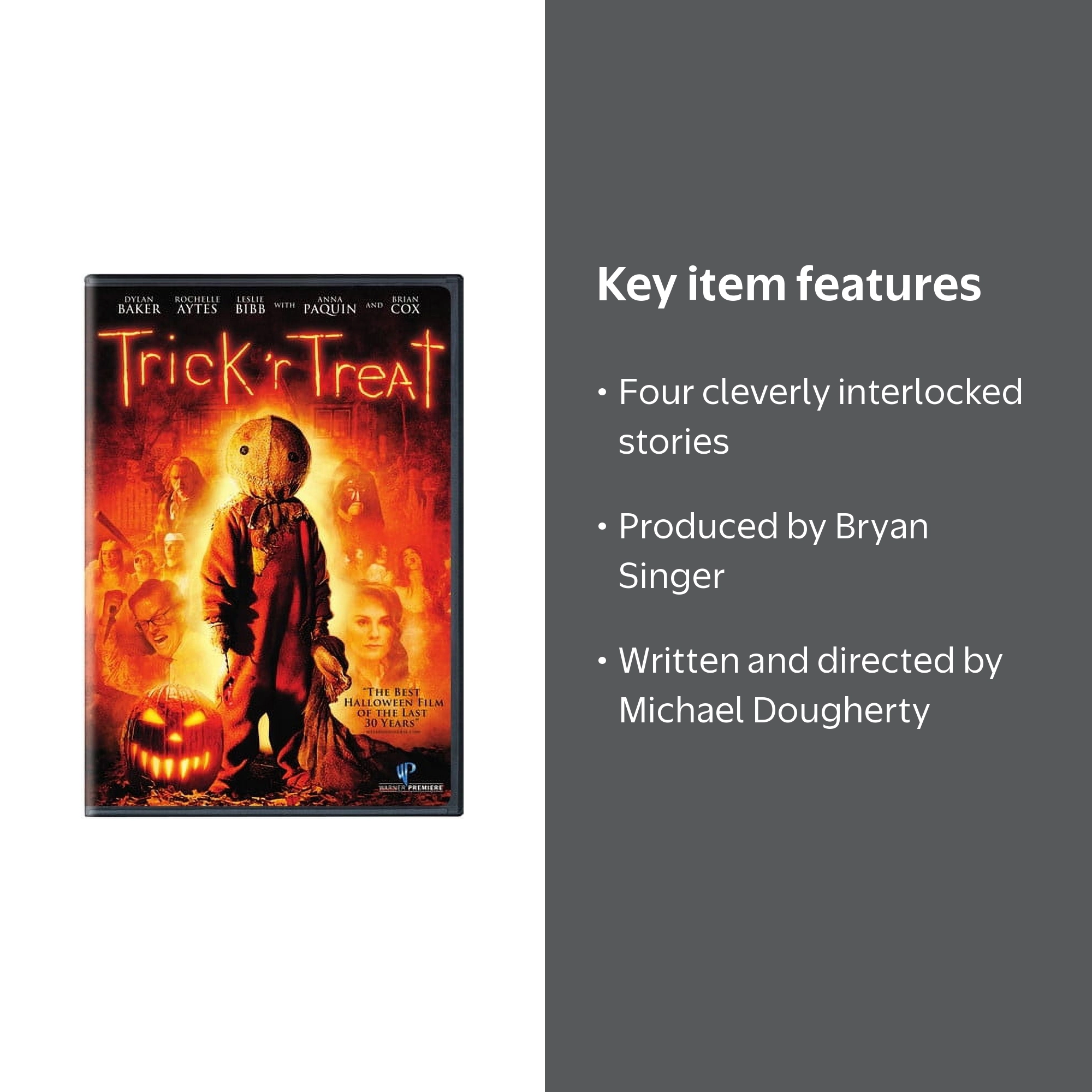 Warner, Trick 'r Treat DVD, All Hallows Eve Spooky Horror