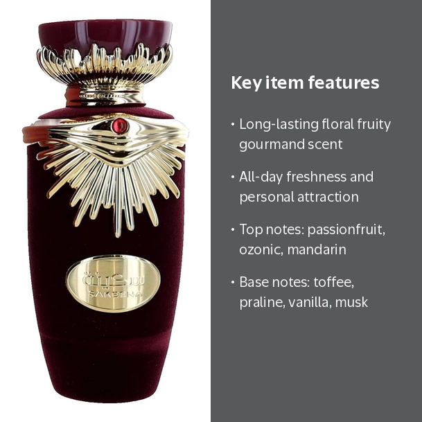 Lattafa, Sakeena by Lattafa, 3.4 oz EDP Spray for Women - Walmart.com