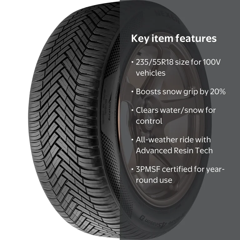 Nexen N Blue 4S 2 All Weather 235/55R18 100V Passenger Tire
