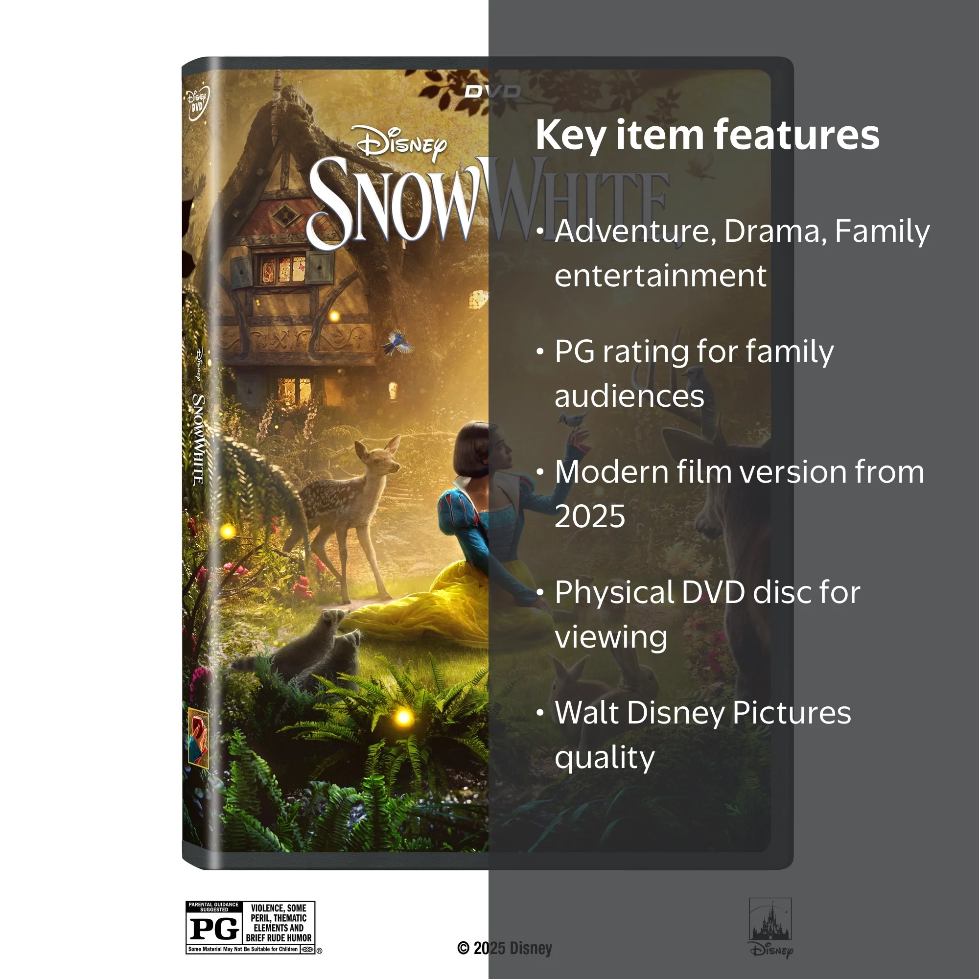 【未開封】110周年 Walt Disney 永久保存版DVDシリーズ 4枚 Disney, Snow White DVD, 2025, Adventure Family Rated PG - Walmart.com