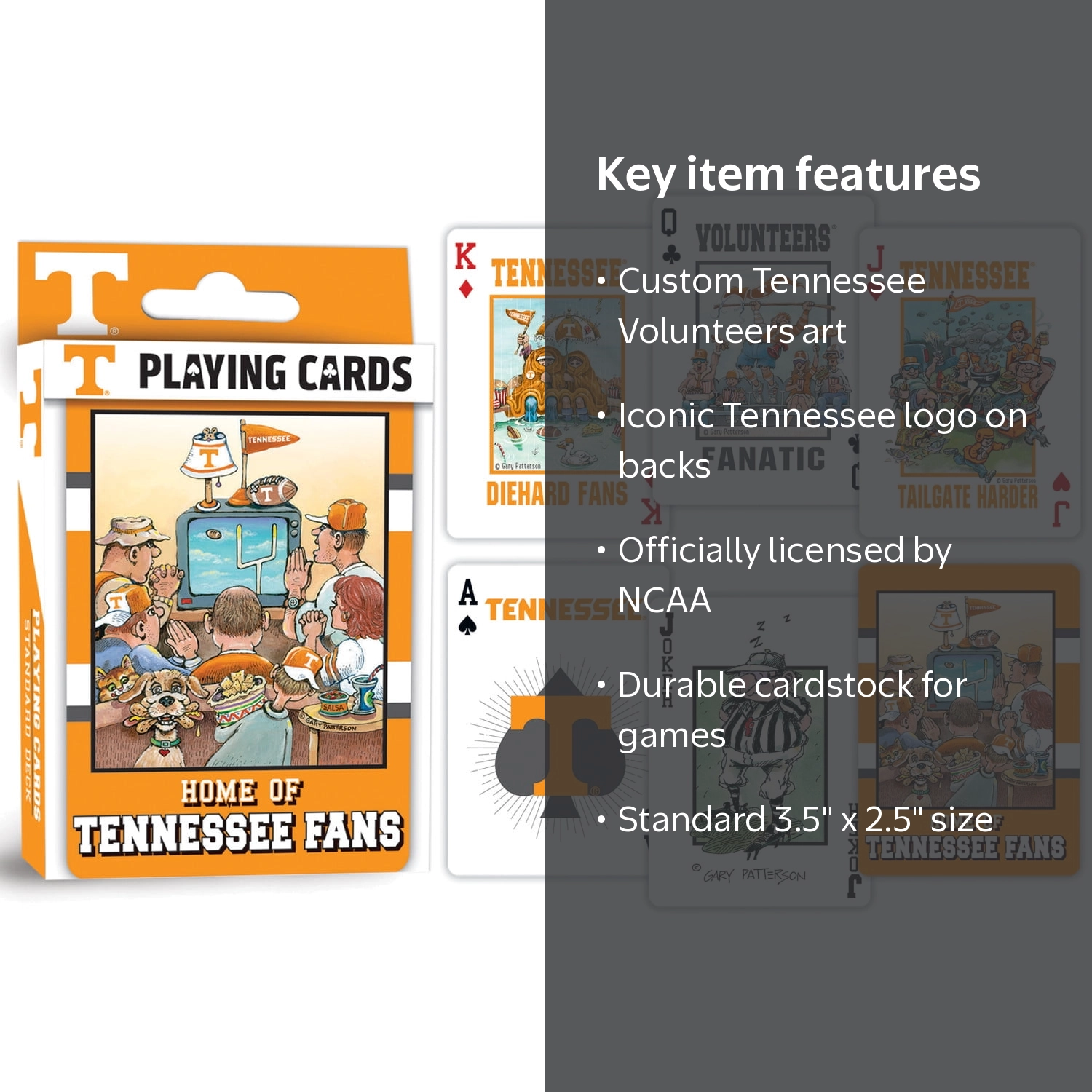 MasterPieces NCAA Tennessee Volunteers Playing Cards - University