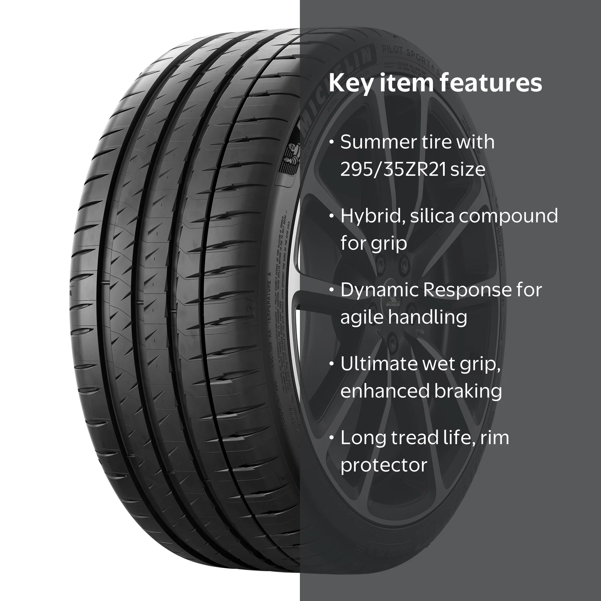 Michelin Pilot Sport 4S Performance 295/35ZR21 (107Y) XL Passenger