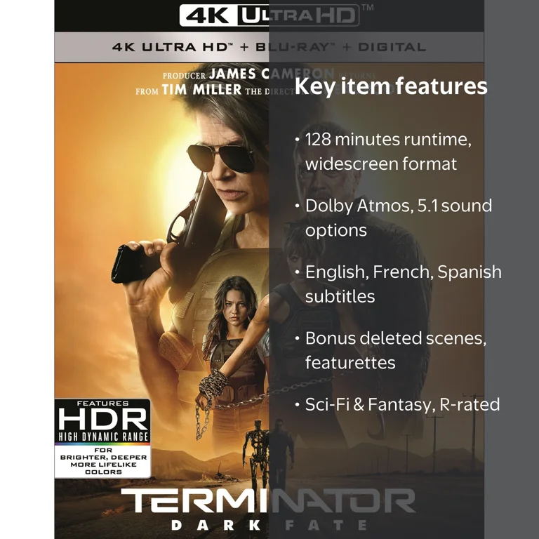 Terminator: Dark Fate (4K Ultra HD Blu-ray) - Walmart.com