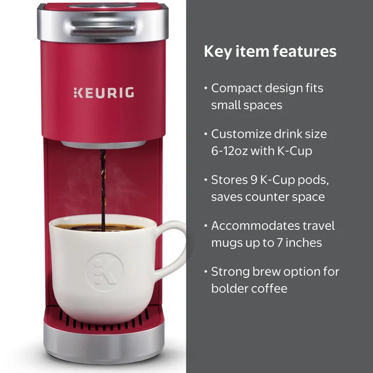 Keurig K-Mini Plus Single Serve Coffee Maker, Compact K-Cup Pod