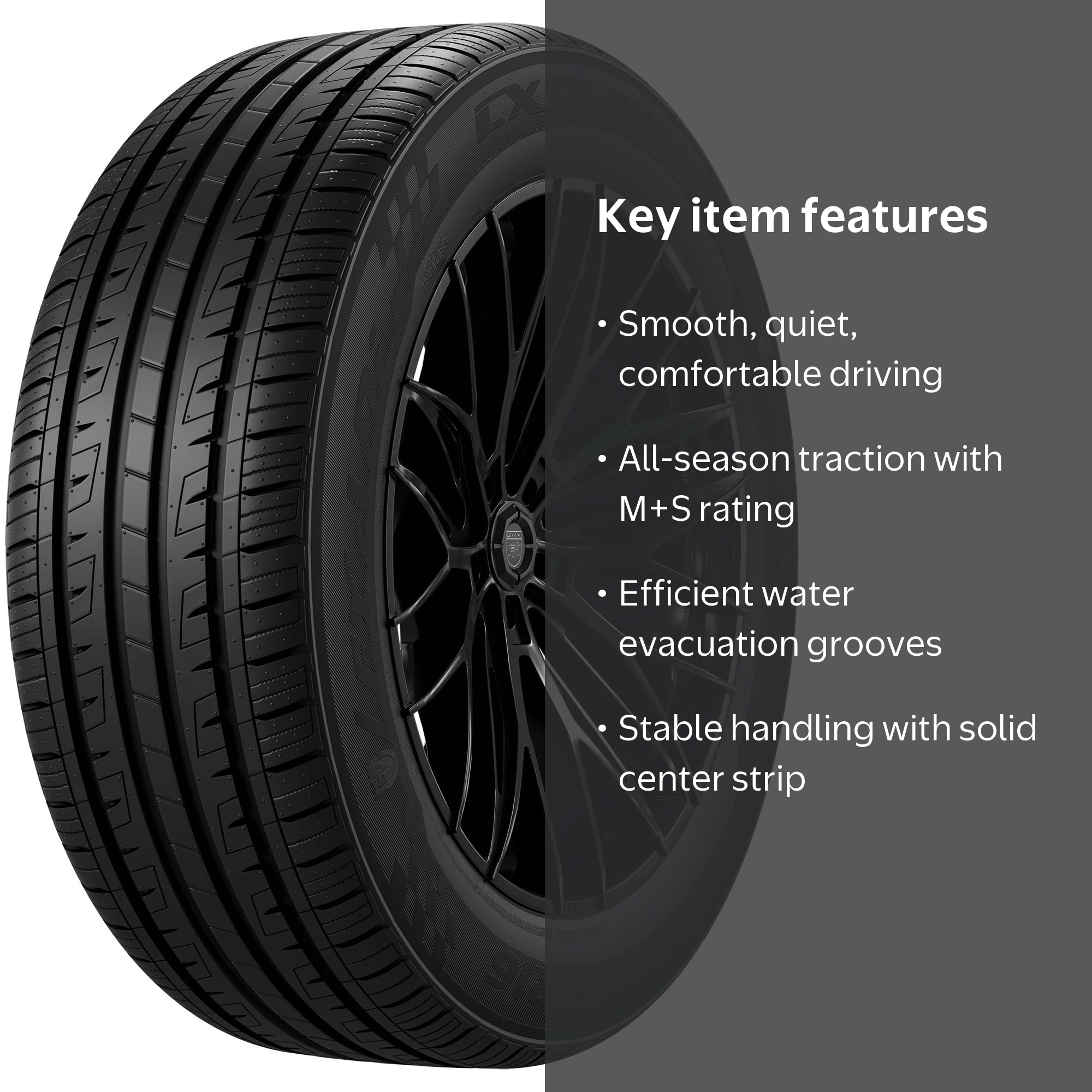 Lexani LXTR-203 All Season Passenger Tire, 185/55R15 82V - Walmart.com