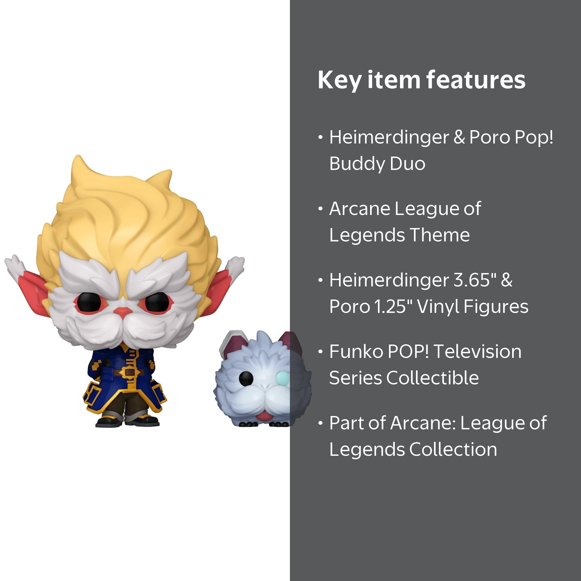 FUNKO POP! Television: Arcane LoL - Heimerdinger with Poro