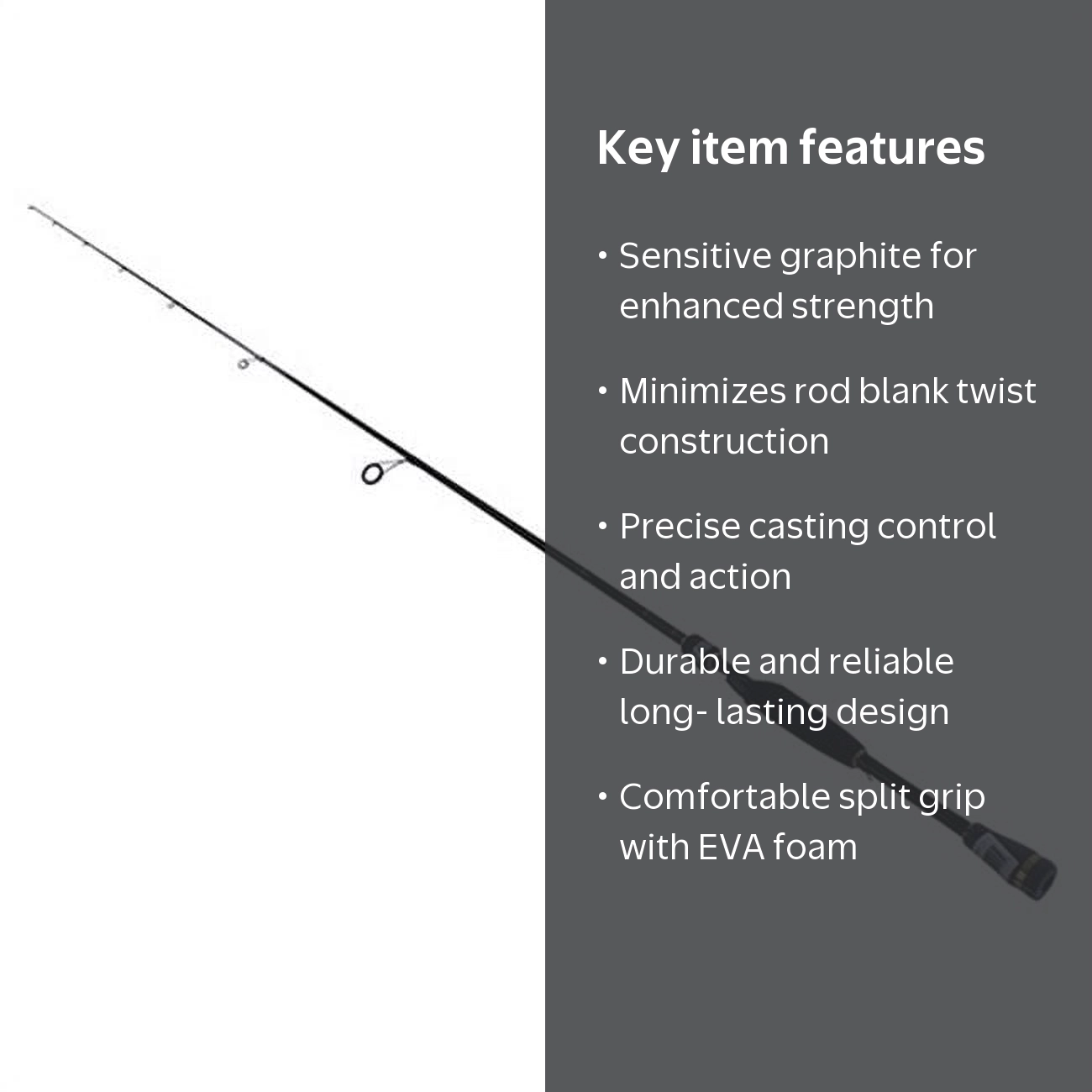 Daiwa AirX Bass AIRX701MFS Fishing Rod, Braiding-X Graphite