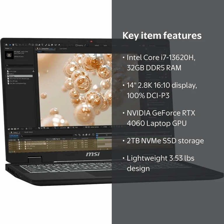 MSI Creator M14 A13VF-081US 14