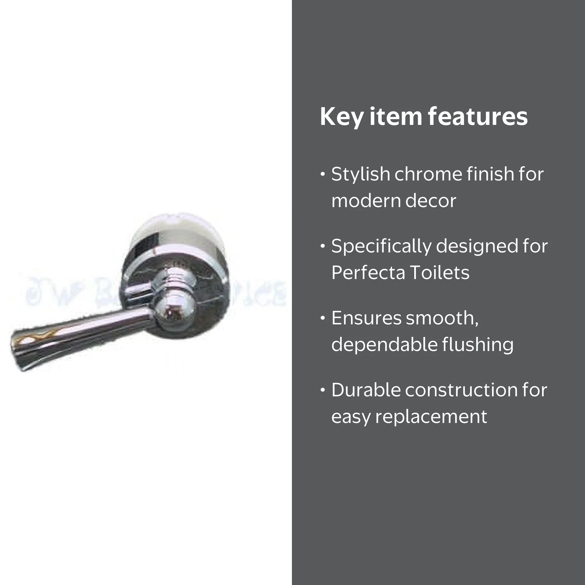Jacuzzi NT87000 Chrome Toilet Handle - Walmart.com