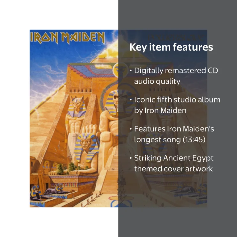 Iron Maiden - Powerslave - Music & Performance - CD - Walmart.com