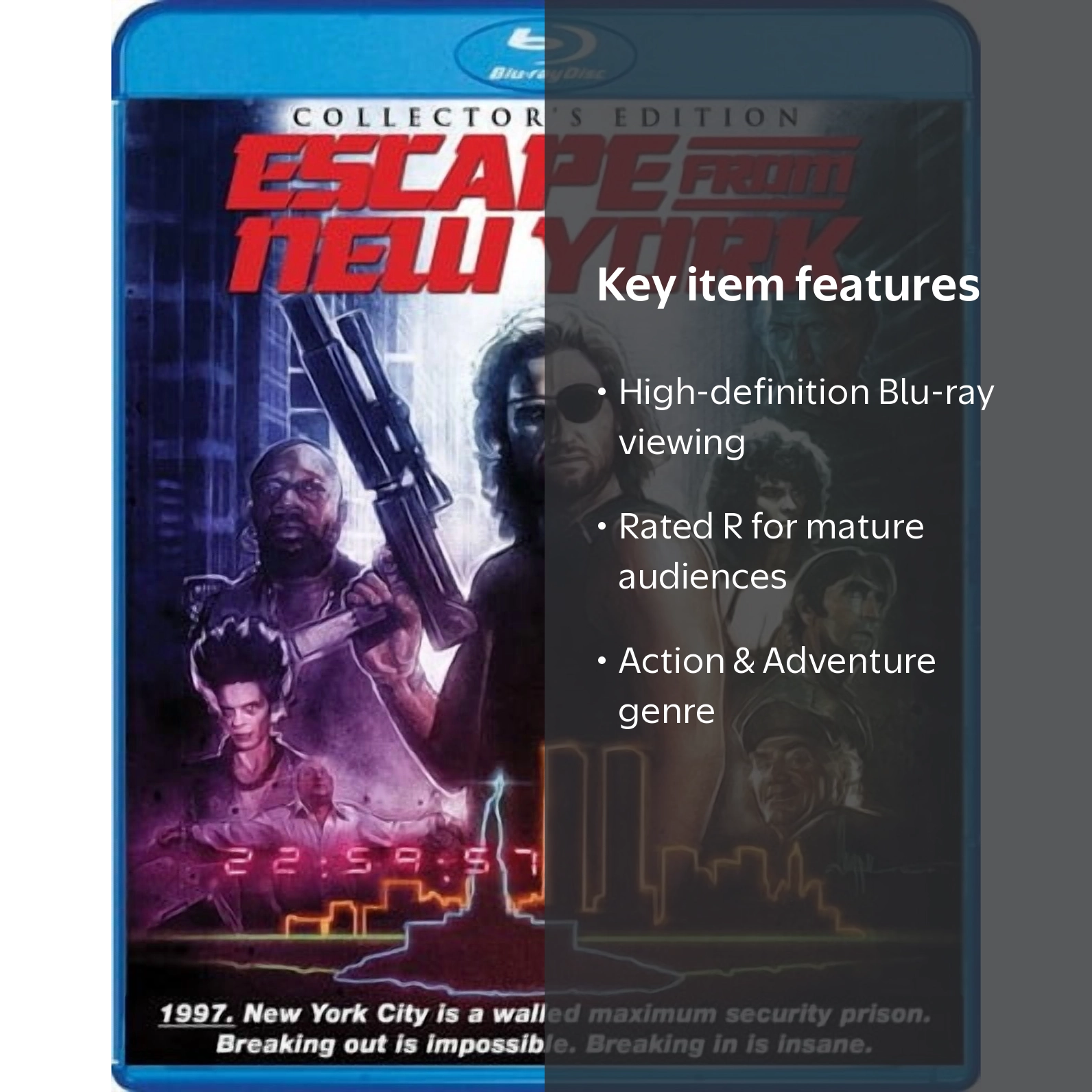 SDS, Escape from New York, Blu-ray, Action and Adventure - Walmart.com