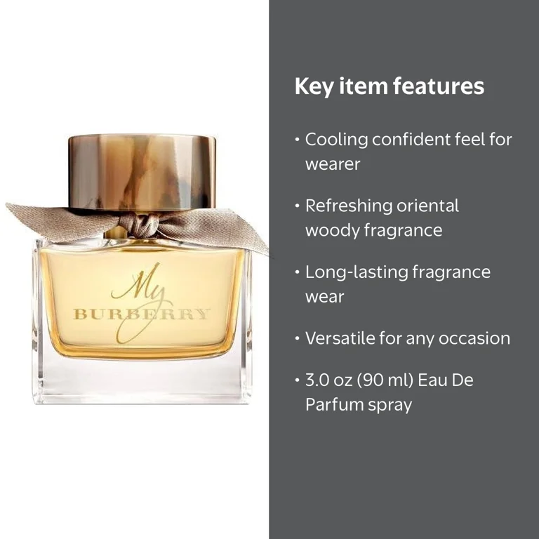 Burberry My Burberry Eau De Parfum Spray 3 oz - Classic British