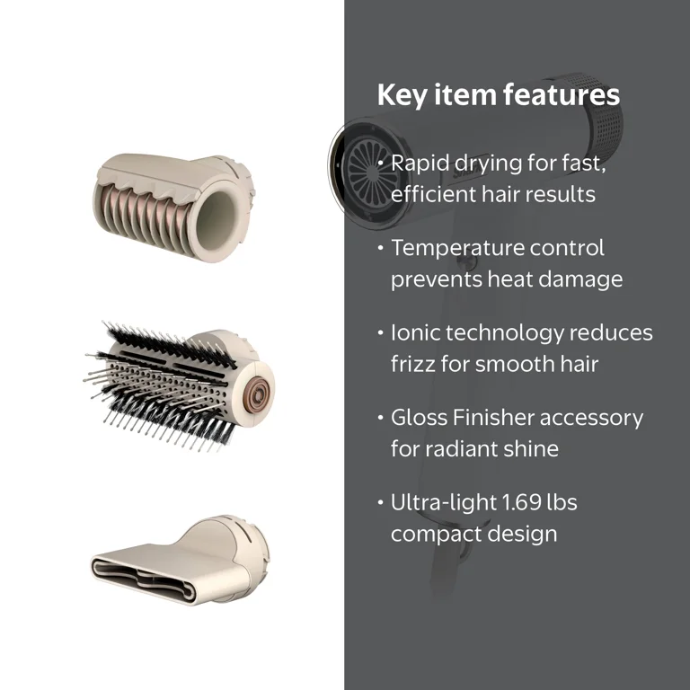 Shark, High-Velocity Hair Dryer, Ionic, Gloss Finisher - Walmart.com