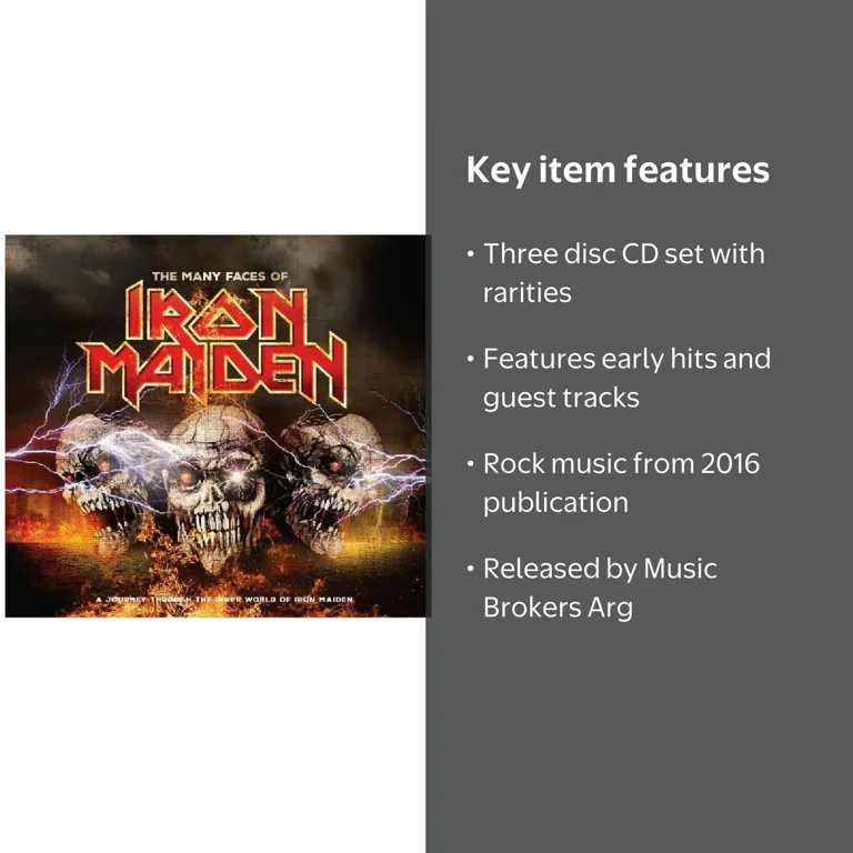 Iron Maiden DVD 、CD 4枚セット Various Artists - Many Faces Of Iron Maiden / Various - Music