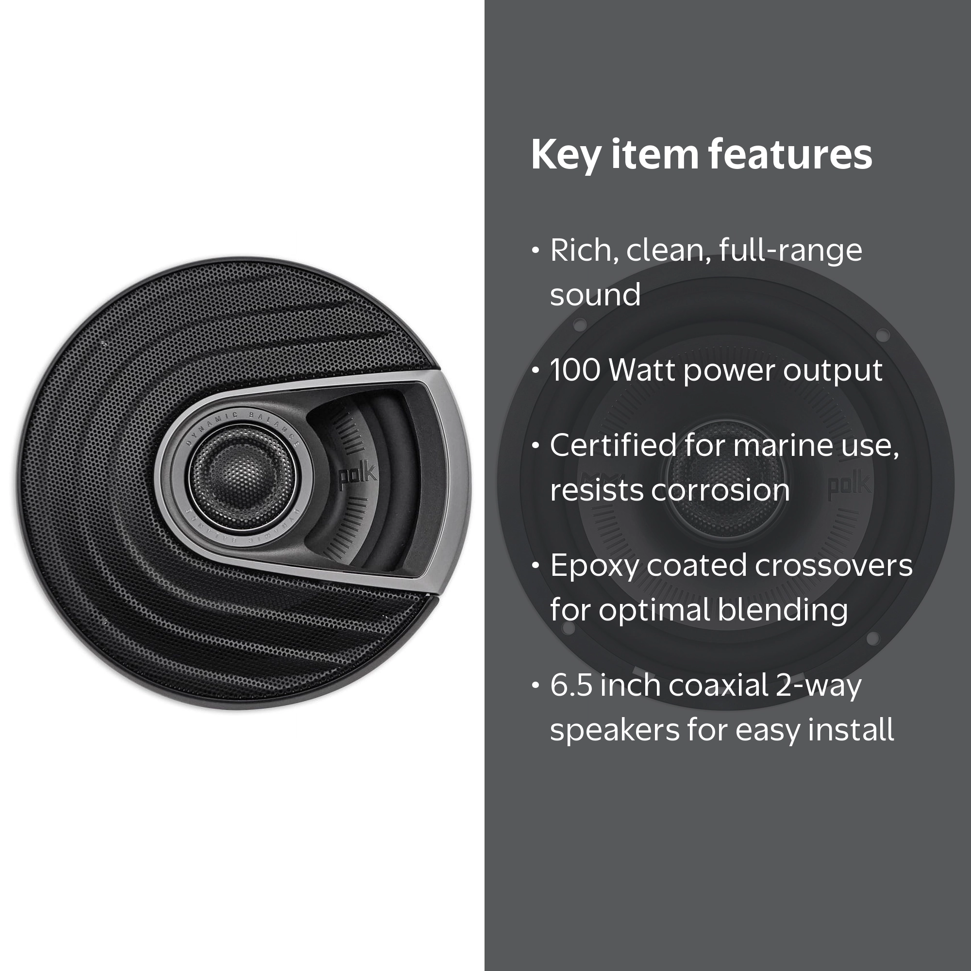 Polk Audio, Speakers, 6.5