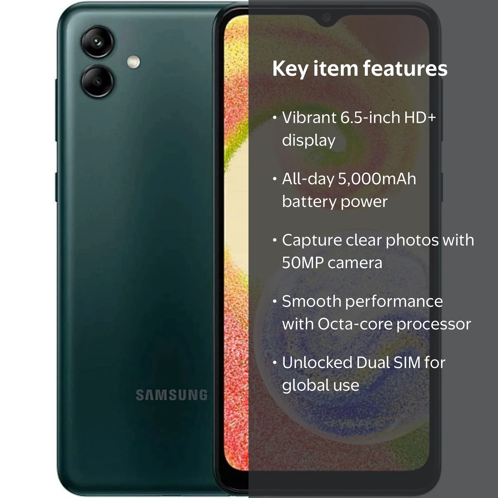 Samsung Galaxy A04 4G LTE 32GB 3GB RAM GSM Unlocked Dual SIM