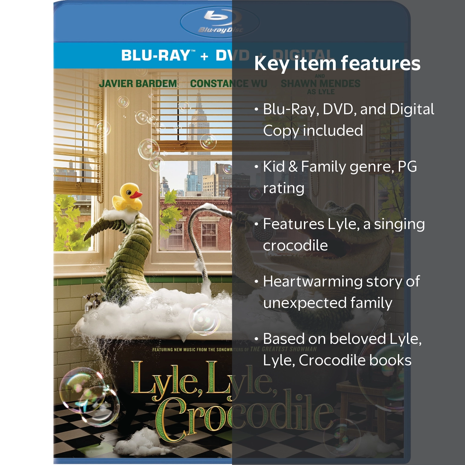 Lyle Lyle Crocodile: Singing Crocodile Adventure (Blu-Ray + DVD +