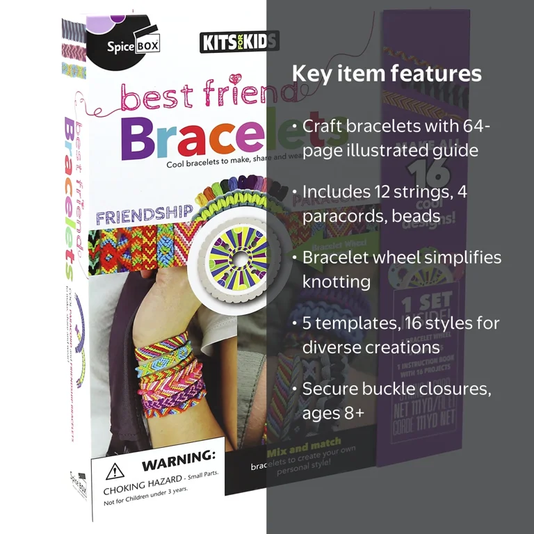 Kits For Kids: Best Friend Bracelets - Make Cool Designs, DIY