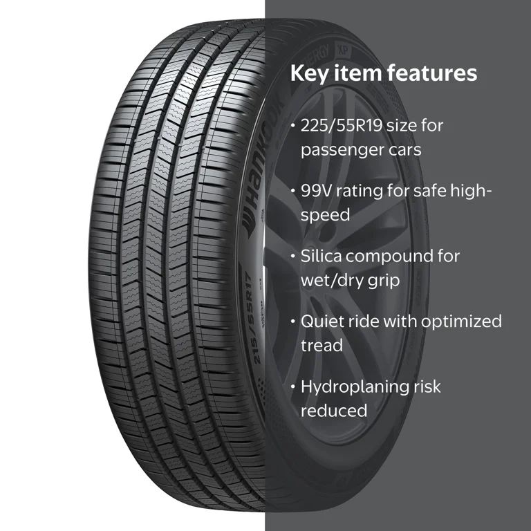 Hankook Kinergy XP H446 225/55R19 99V - Walmart.com
