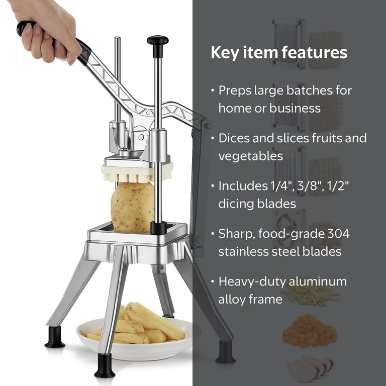 FOHERE 12 Cup Food Processor, Vegetable Chopper with 3 Speeds
