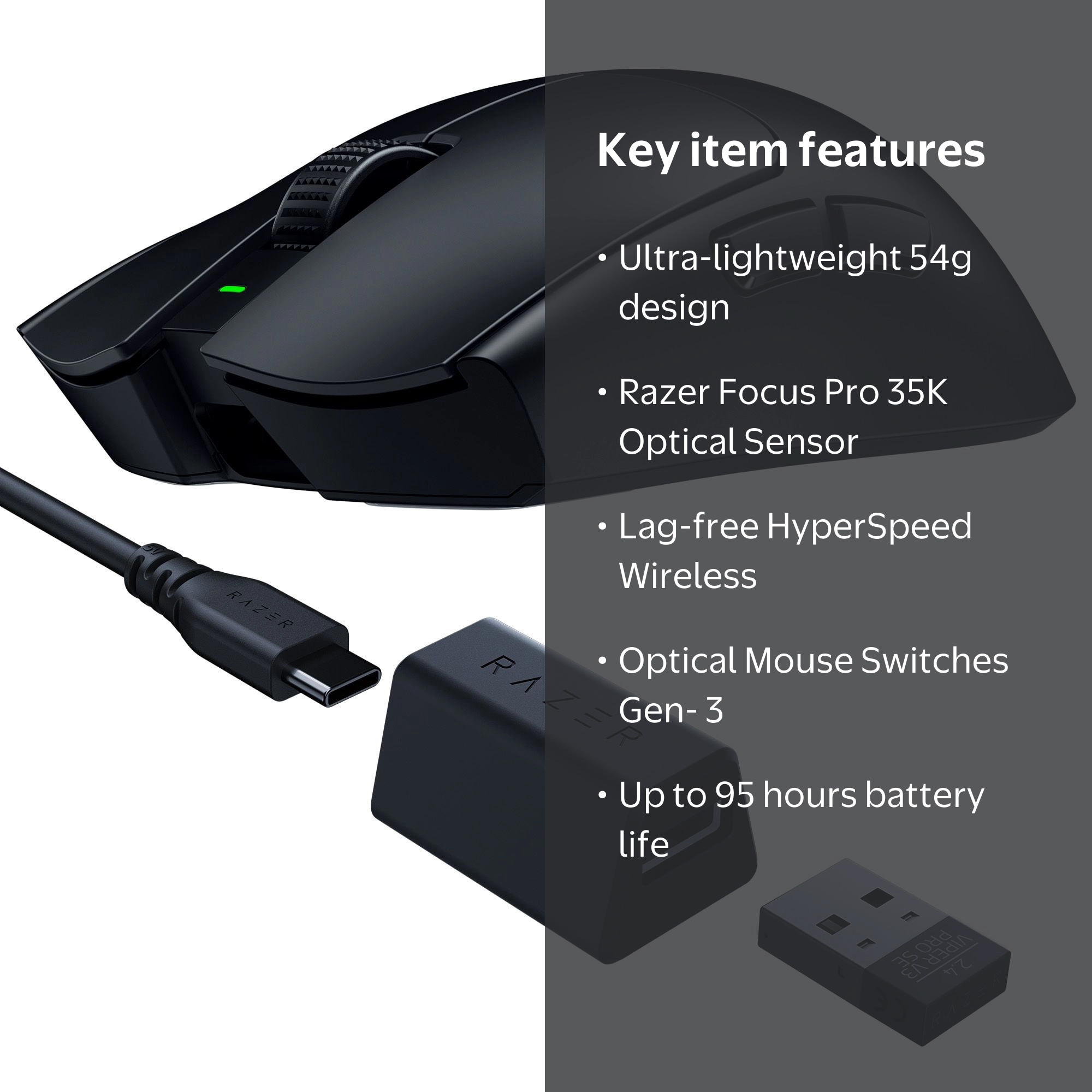 Razer Viper V3 Pro Ultra-Lightweight Wireless Esports Gaming Mouse