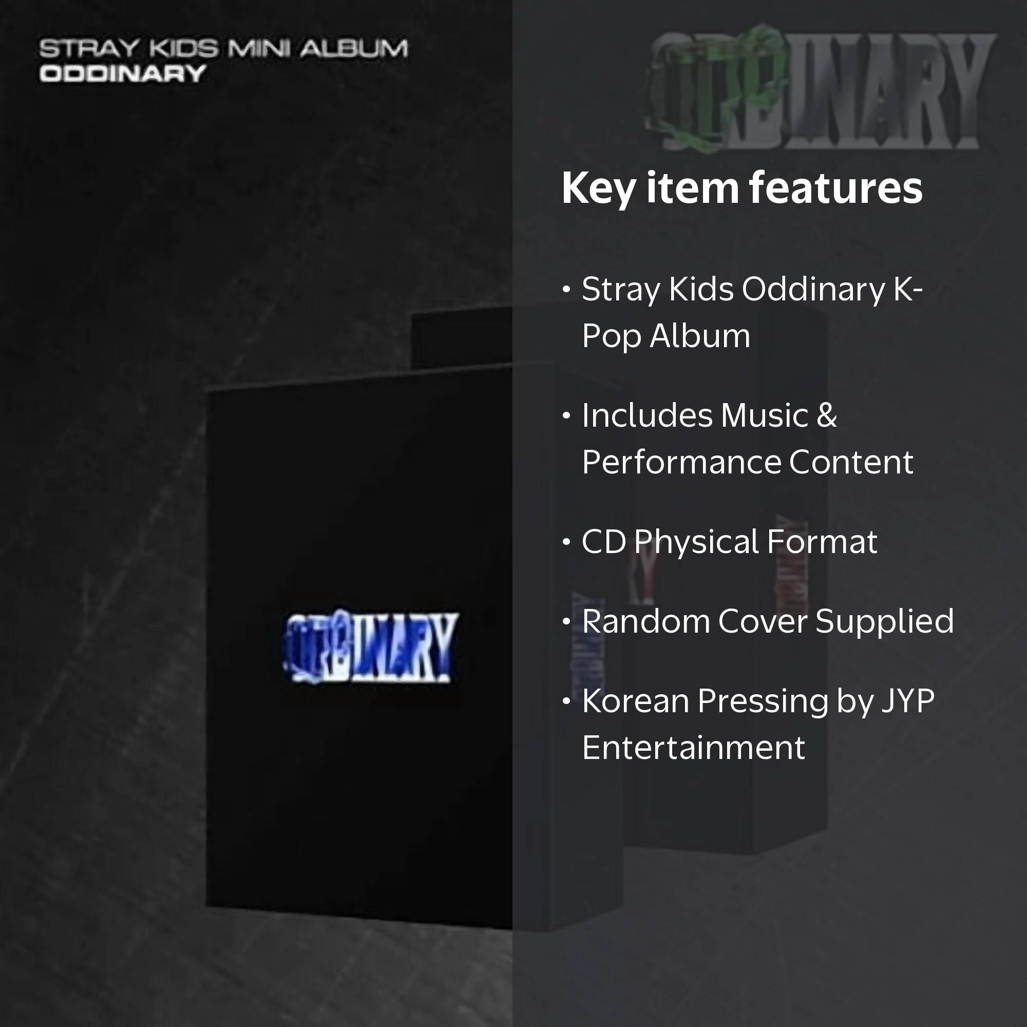 Stray Kids, Oddinary CD, Scanning Version, Mask Off Version